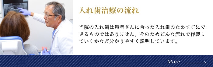 入れ歯治療の流れ